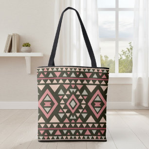 Modern Geometric Southwest Style Tote Bag