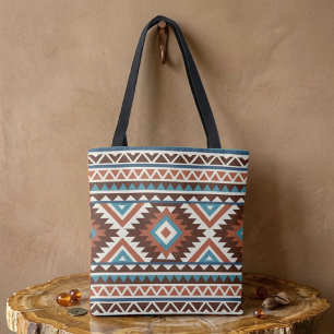 Modern Geometric Southwest Style Tote Bag