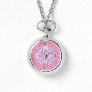 Modern Geometric Sunburst - Shades of Pink Watch