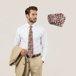 Modern geometric tie