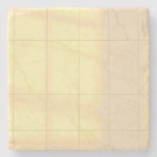 Modern Geometric Tile Pattern Design Stone Coaster