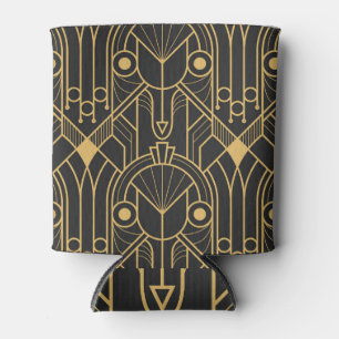 Modern Geometric Tiles Art Deco Can Cooler