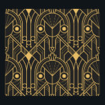 Modern Geometric Tiles Art Deco Poster<br><div class="desc">Vintage modern geometric tiles pattern. Abstract art deco seamless luxury background.
Vintage meets modern in geometric luxury. Art Deco dreams realised.
Modern geometric tiles, abstract luxury. Vintage art deco touch.
deco, background, pattern, abstract, illustration, texture, decor, fashion, vintage, gold, white, retro, line, seamless, geometric, luxury, fabric, ornament, modern, shape</div>