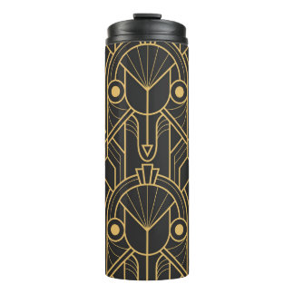 Modern Geometric Tiles Art Deco Thermal Tumbler