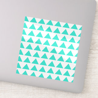 Modern Geometric Triangle Pattern – Fresh Teal Des