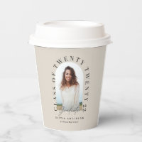 Modern geometric typography photo arch 