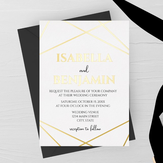 Modern Geometric Typography Wedding (Creator Uploaded)