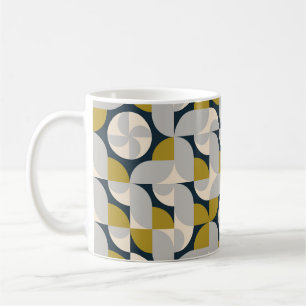 Modern Geometric Vintage Retro Background Coffee Mug