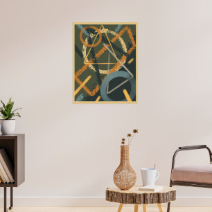 Modern Geometric Wall Art Poster