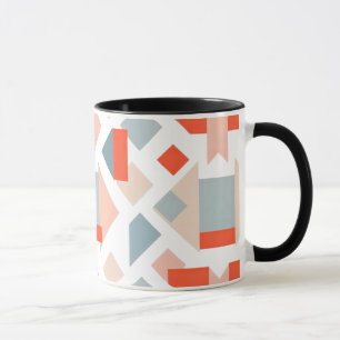 "Modern geometrical image with shapes and colors Mug
