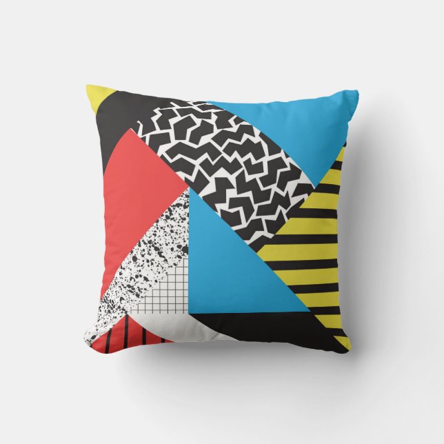 Modern Geometry: Abstract Seamless Style Cushion (Front)