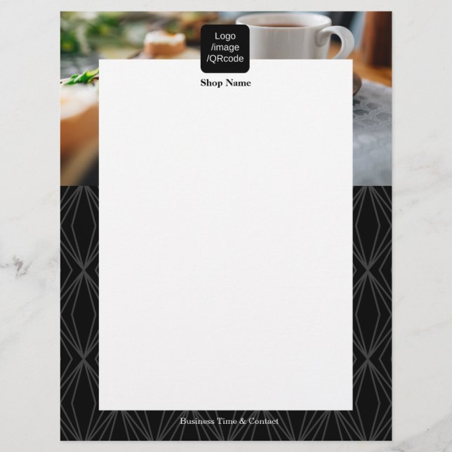 Modern Geometry Black Flyer (Front)