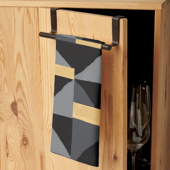 Modern Geometry Kitchen Towel (Thirds Fold)