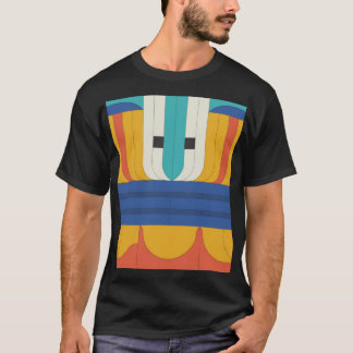 Modern Geometry - Sleek Abstract Shapes Design T-Shirt