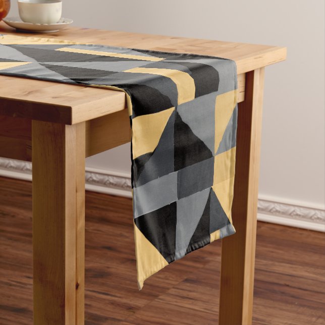 Modern Geometry Table Runner  (In Situ)