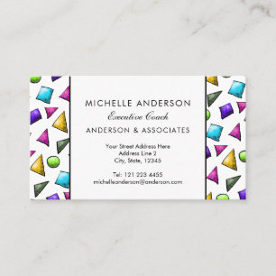 Modern Geometry Trigonometry Lesson Business Card