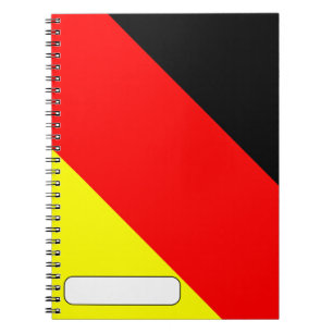Modern German Flag Notebook