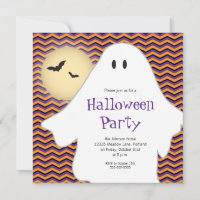 Modern Ghost Halloween Party