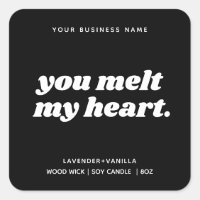 Modern Gift Candle Product Label Design