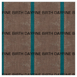 MODERN_GIFT_FINE BIRTH DAY _PATTERN_BROWN FABRIC
