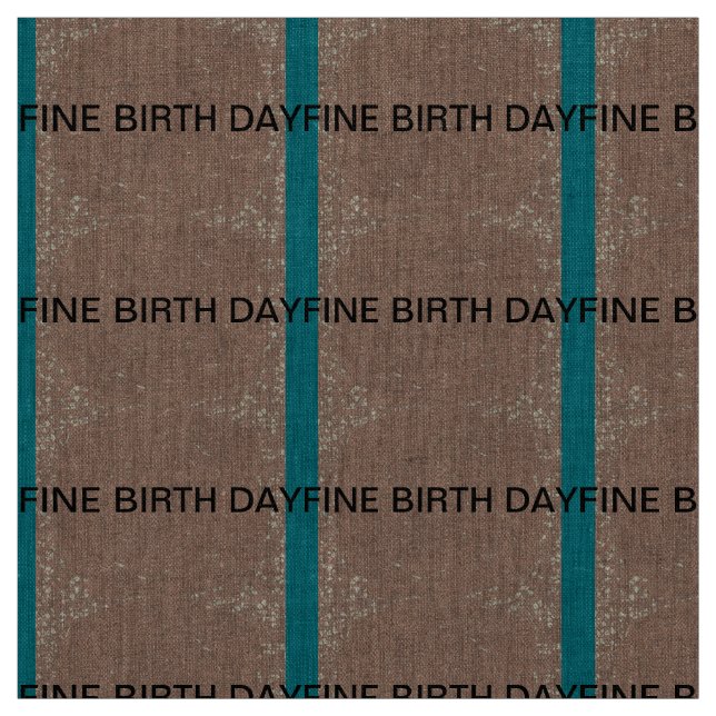 MODERN_GIFT_FINE BIRTH DAY _PATTERN_BROWN FABRIC (Swatch)