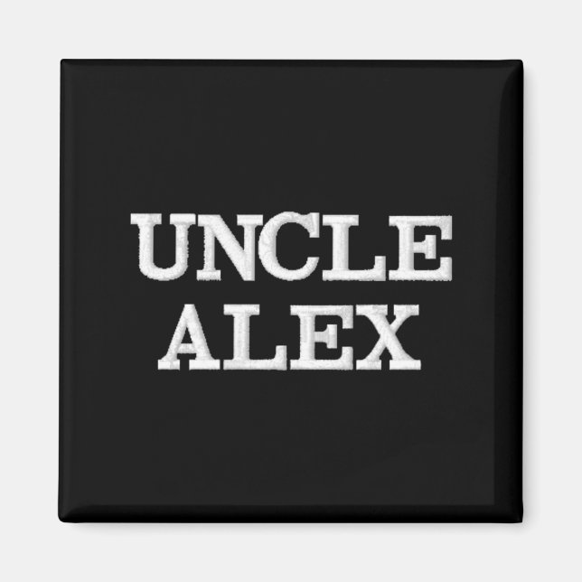 Modern Gift For Uncle Pregnancy Announcement Cool  Magnet (Front)