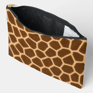 Modern Giraffe Print Accessory Pouch Stylish Stora