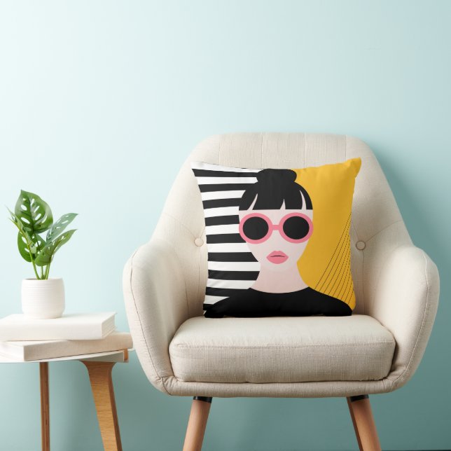Modern Girl Cushion (Chair)