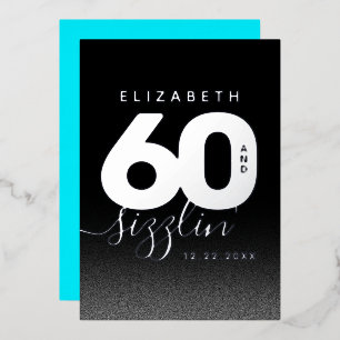 Modern Girly Ice Blue 60 and Sizzling