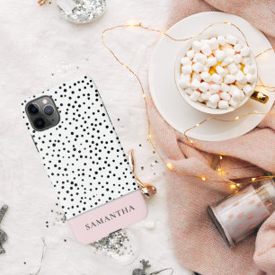 Modern Girly Pastel Pink With Personalised Name iPhone 11Pro Max Case