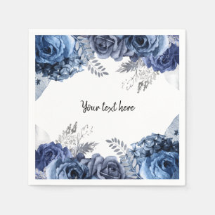 Modern Glam Chic Flowers for all occasions Napkin