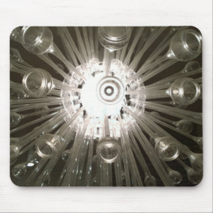 Modern Glass Pipe Chandelier Mouse Pad