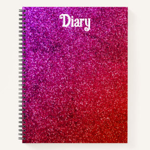 modern glitter background notebook