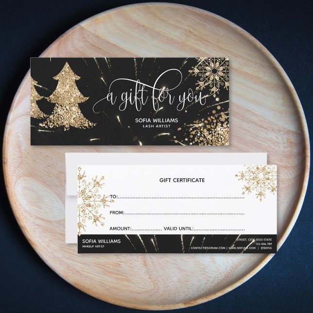 Modern Glitter Christmas Tree Snowflakes (Creator Uploaded)