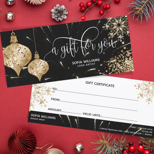 Modern Glitter Christmas Tree Snowflakes (Creator Uploaded)