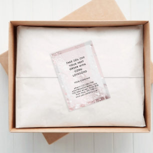 Modern  Glitter Discount Card