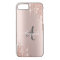 Modern Glitter Drips Rose Gold,Monogram