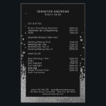 Modern Glitter Drop Silber Schwarz Flyer<br><div class="desc">Modern,  Glitter Style in Silber und Schwarz. Es wird keine echte Folie/Glitter verwendet. Es ist ein Fotodruck. Editiere es in Minuten. Über " weiteres personalisieren" kannst Du die Schriftgröße,  Farbe und Position individuell verändern.</div>