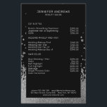 Modern Glitter Drop Silber Schwarz Flyer<br><div class="desc">Modern,  Glitter Style in Silber und Schwarz. Es wird keine echte Folie/Glitter verwendet. Es ist ein Fotodruck. Editiere es in Minuten. Über " weiteres personalisieren" kannst Du die Schriftgröße,  Farbe und Position individuell verändern.</div>
