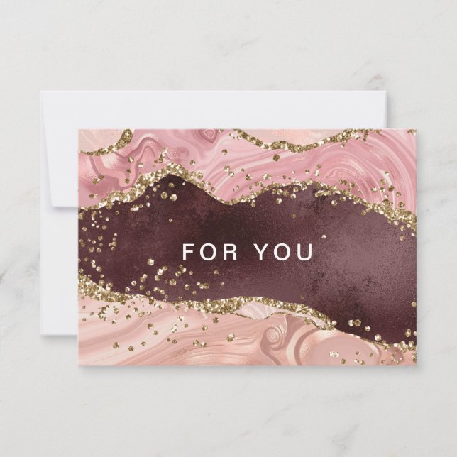 Modern  Glitter Gift Certificates  (Front)
