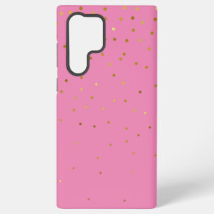 Modern Glitter  Gold  Pink Samsung Galaxy Case