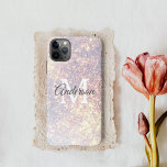 Modern Glitter Spark  | Personal Initial Girly  iPhone 11Pro Max Case<br><div class="desc">Modern Glitter Spark  | Personal Initial Girly</div>