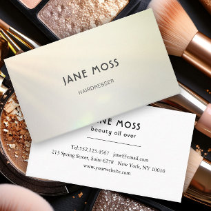 Modern Glow Salon Business Card