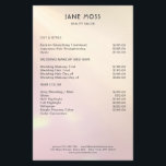 Modern Glow Salon   Flyer<br><div class="desc">Modern Glow Salon flyer. Perfect for Hairdresser,  Makeup,  Nail & Lashes Artists and more. Edit your text in minutes.</div>