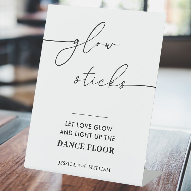 Modern Glow Stick Sign Wedding Let Love Glow Sign (Creator Uploaded)