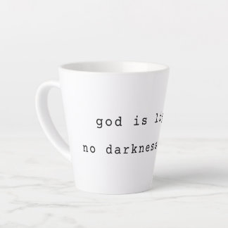 Modern God is Light Latte Mug
