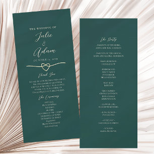 Modern Gold and Emerald Green Wedding