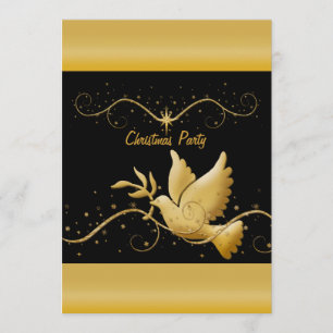 Modern gold black Christmas christian template