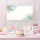 Modern Gold Blue Earring Display