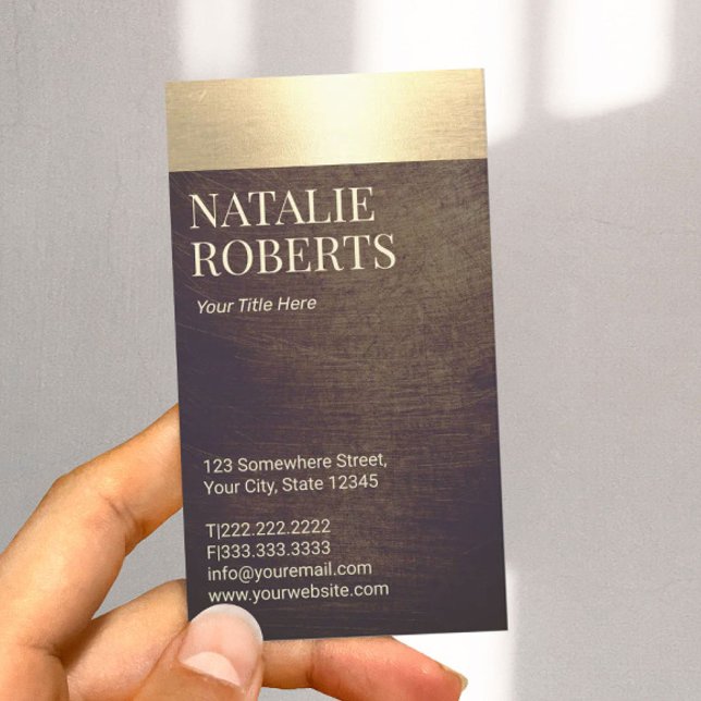 Modern Gold Border Notary Loan Signing Agent Business Card (Creator Uploaded)